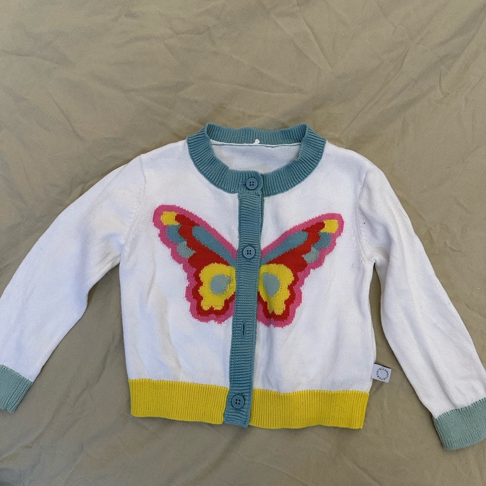 Stella McCartney baby cotton knit cardigan